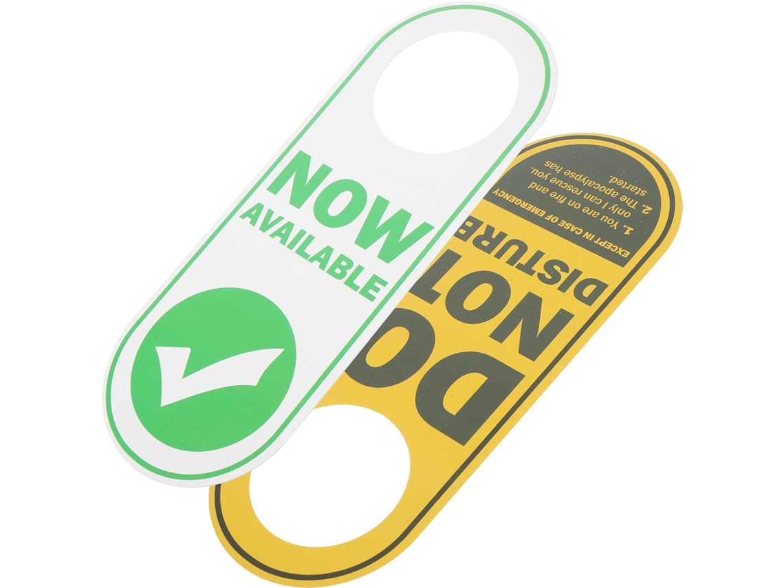 Placa De Pvc Dupla Face Para Portas, Ideal Para Hotéis E Escritórios, Fácil De Instalar.