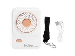 Ventilador de Pescoço Portátil 3 Velocidades Usb Branco