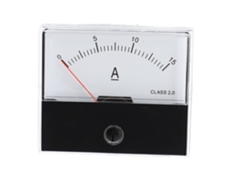 Medidor Analógico De Corriente Cc 0-15a Panel Amperímetro Precisión Clase 2.0