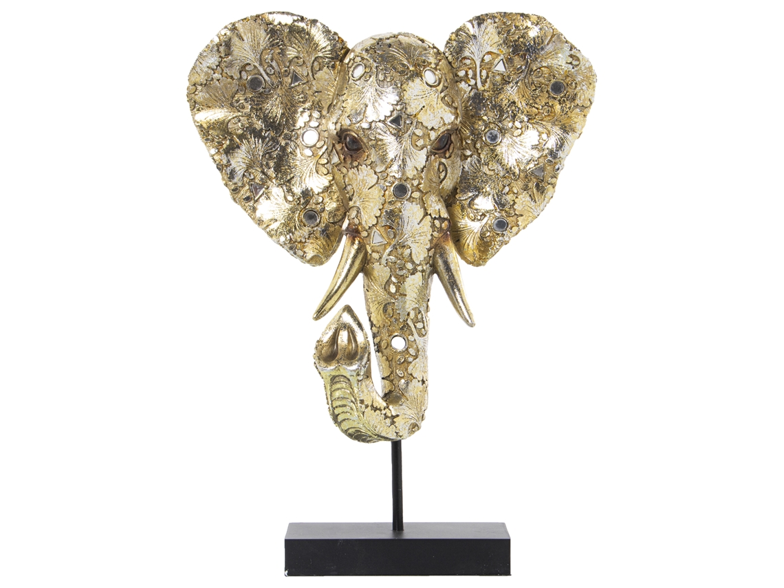 estatueta de elefante de resina