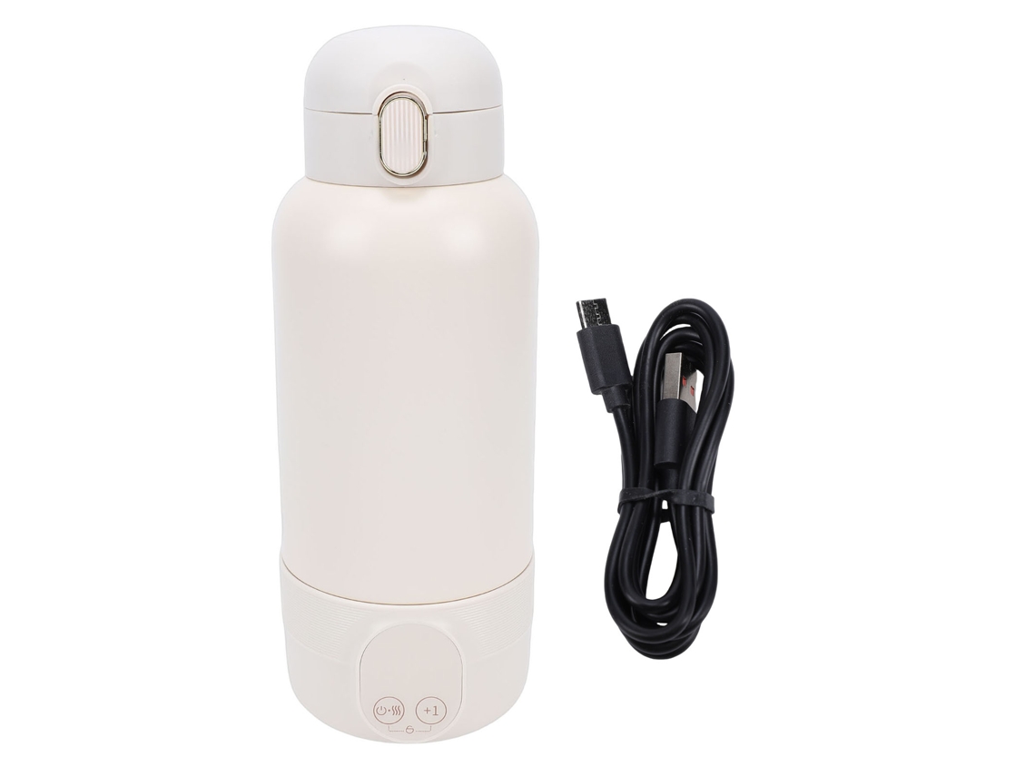 Laxiscreed Copo Elétrico Pequeno 500ml Sem Fio Para Misturar Leite De Bebé Com Temperatura Constante