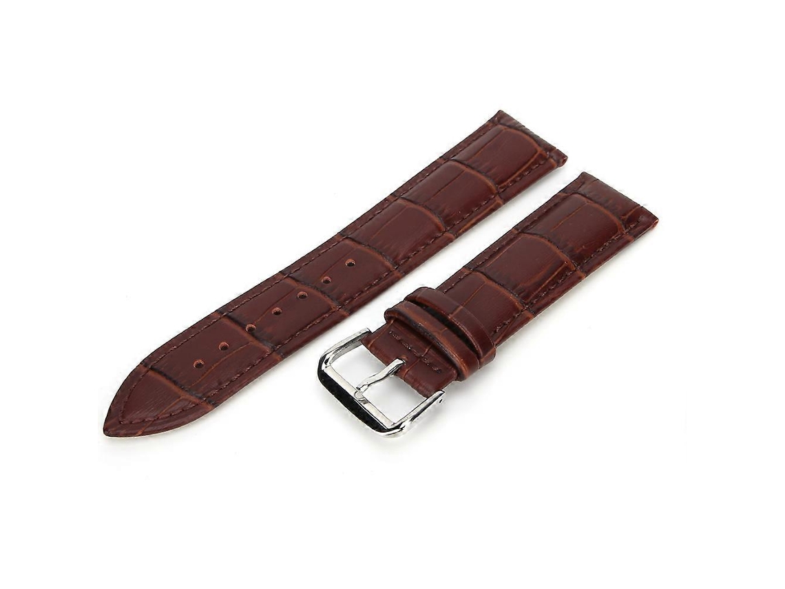 Pulseira De Relógio Ajustável Unissex Dtcy, Pulseira De Relógio De Qualidade, Acessório De Substituição Requintado , Marrom Olysi Shop (22 Mm)