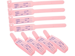 Pacote Com 100 Pulseiras De Identificação Para Bebês, Pulseiras Médicas Leves Para Hospitais