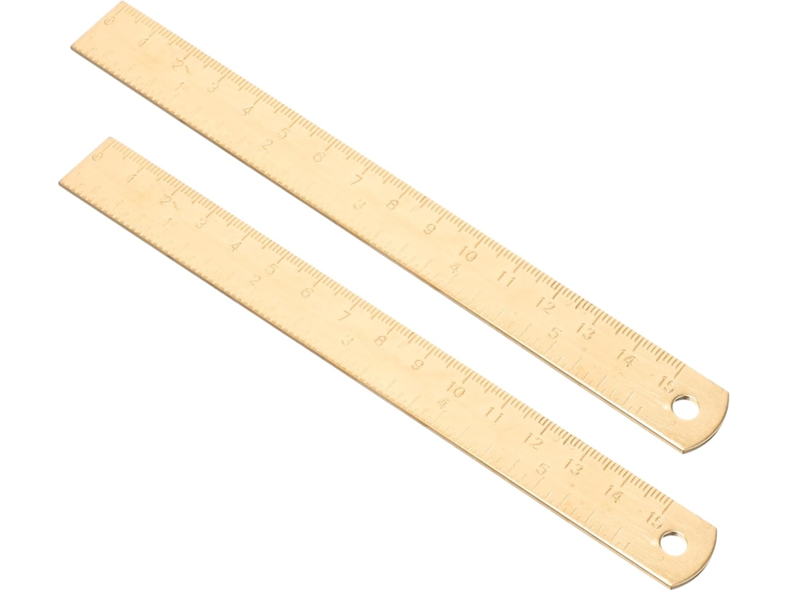 Régua De Cobre Multifuncional Villcase, Conjunto De 6 Peças, Mini