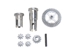 Engranaje Diferencial De Aluminio Para Carro Rc Hs18301 18302 18303 18304 18311 Delantero Trasero Metálico