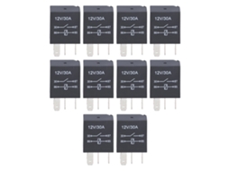 10pcs Relé Violeta 12v 30a, À Prova D'água | S/MARCA
