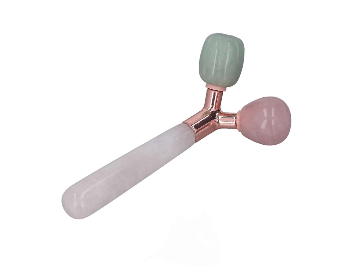 Massageador Facial com Rolos para Firmeza e Redução do Inchaço, Modelagem Efeito Lifting GOKOCO