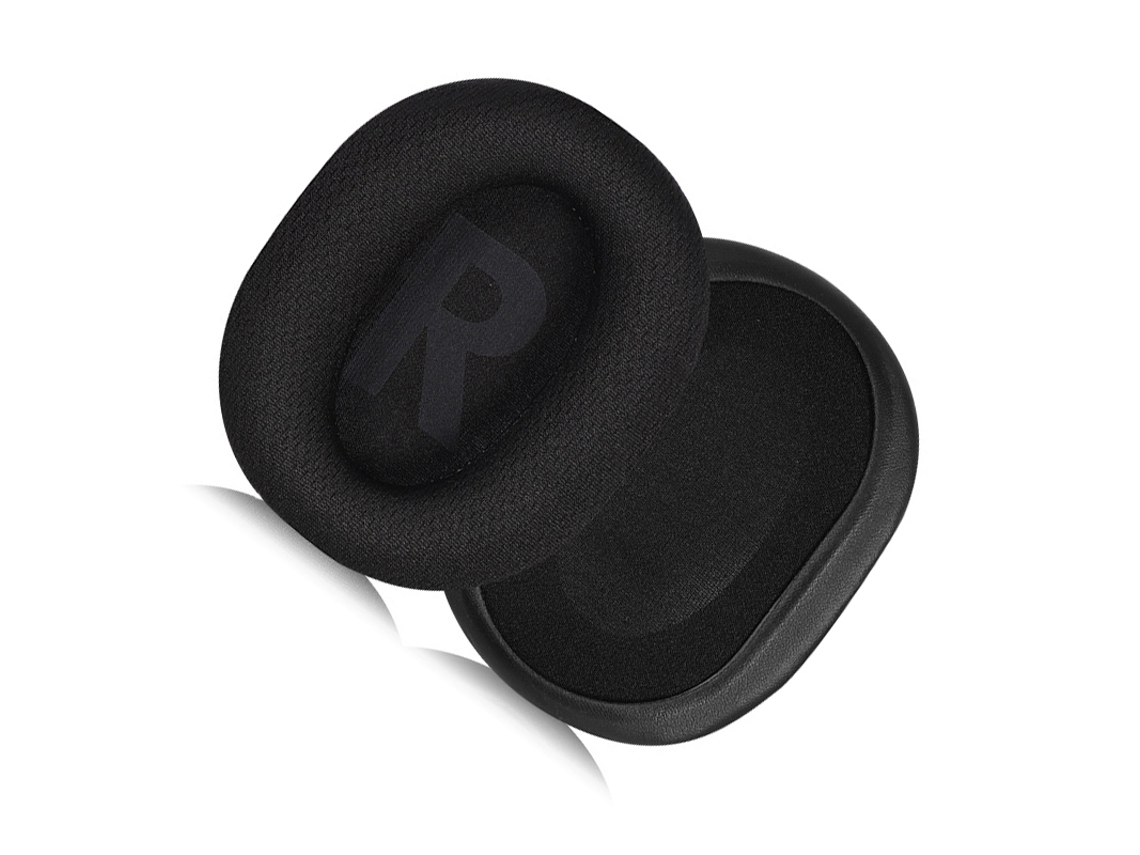 Almofadas De Tecido De Malha Preta Para Logitech G Pro X Inf (par)