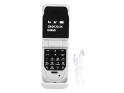Laxiscreed Mini Flip Celular Com 32mb/64mb, Tela De 0.66", Voz De Transformação