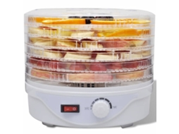 Vidaxl Desidratador De Alimentos Com 6 Bandejas Empilháveis Redondo