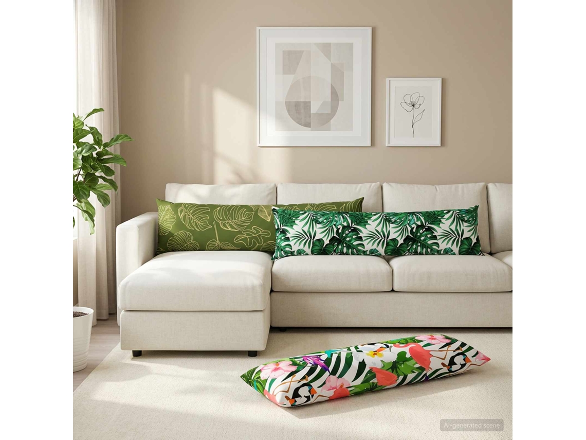 Vidaxl Capa Almofada Heerlen Multicolor 40 X 145 Cm Poliéster