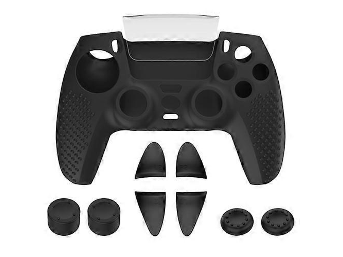 Para Ps5 Game Controller Joystick Cap Kit De Capa Protetora De Silicone À Prova De Poeira Hengjian