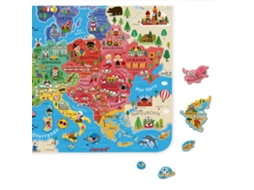 Janod Magnetic Maps Europe Italian Version