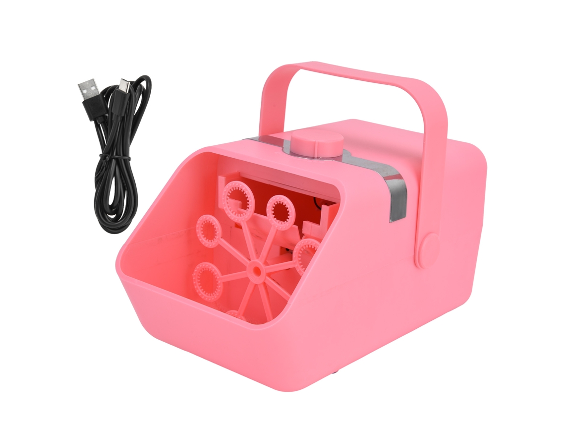 Laxiscreed Máquina De Bolhas Automática, Sopro De Bolhas 3500-6000 Por Minuto Para Festas E Eventos