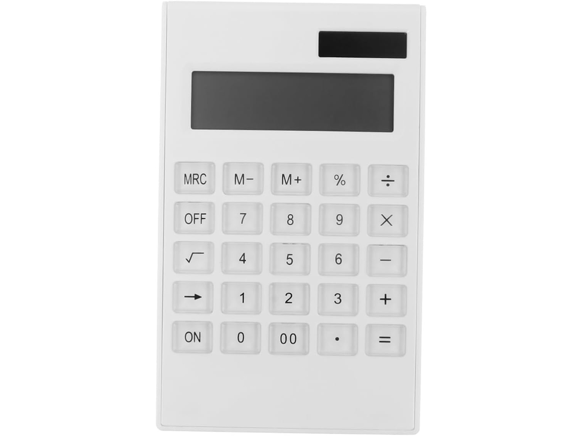 Calculadora Solar Ultrafina Para Uso Diário No Escritório, Com Teclas, Alimentada Por Energia Solar, Gokoco