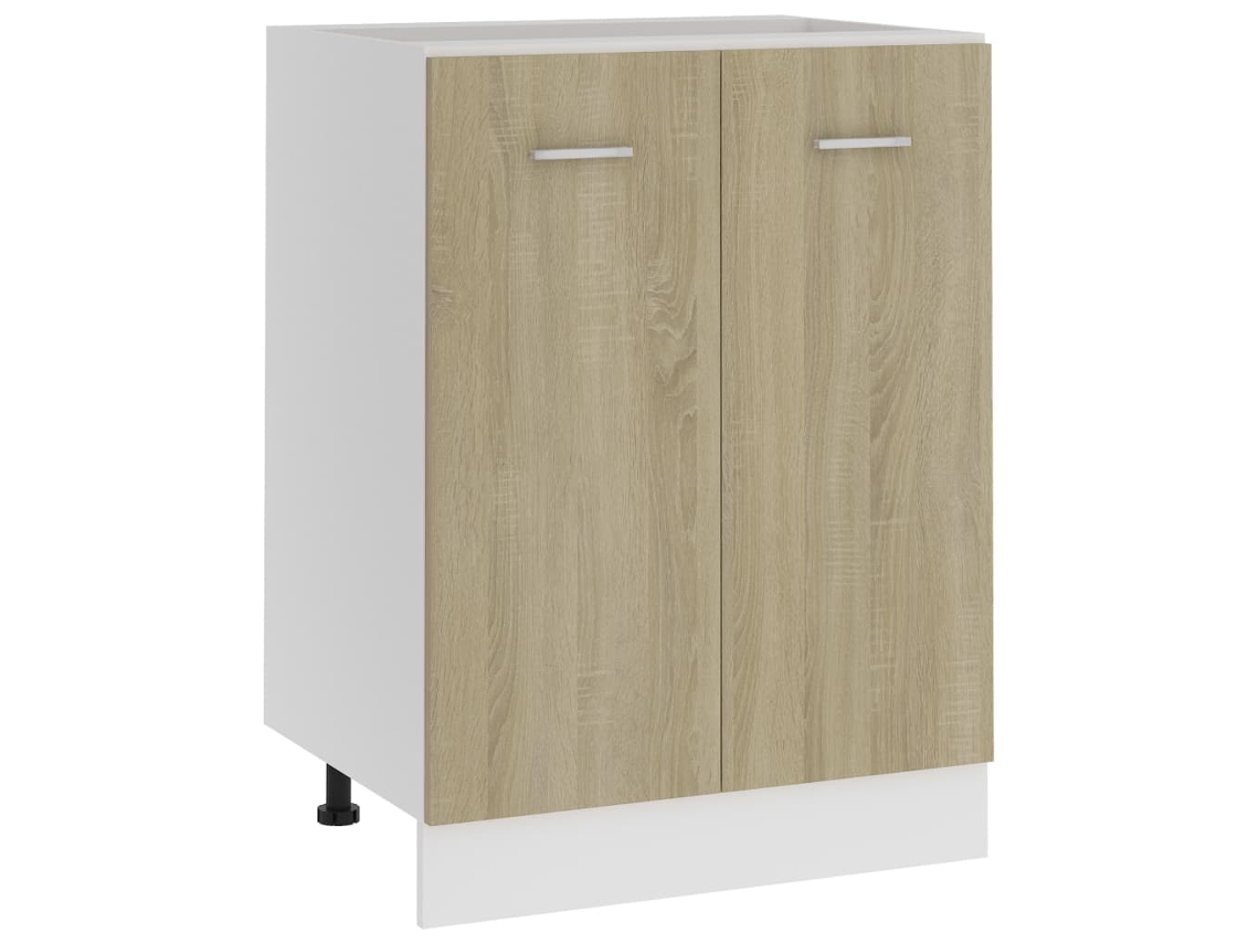Bottom Cabinet, Bottom Cabinets Vidaxl Marrom Madeira Processada (n/a)