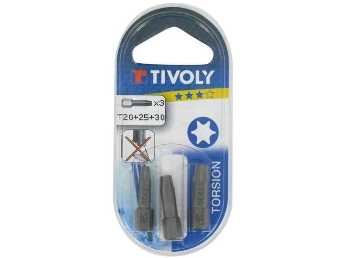 Pontas Para Parafusos Torx N°20 25 30 Tivoly