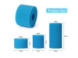 Filtro De Espuma Inteks Type A Reutilizável E Lavável Com Laxiscreed Para Piscina
