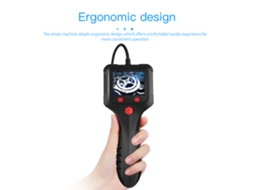 Endoscópio de Mão com Tela Hd 2.4'' Câmera de Inspeção Borescope Cabo 6.6ft S/MARCA