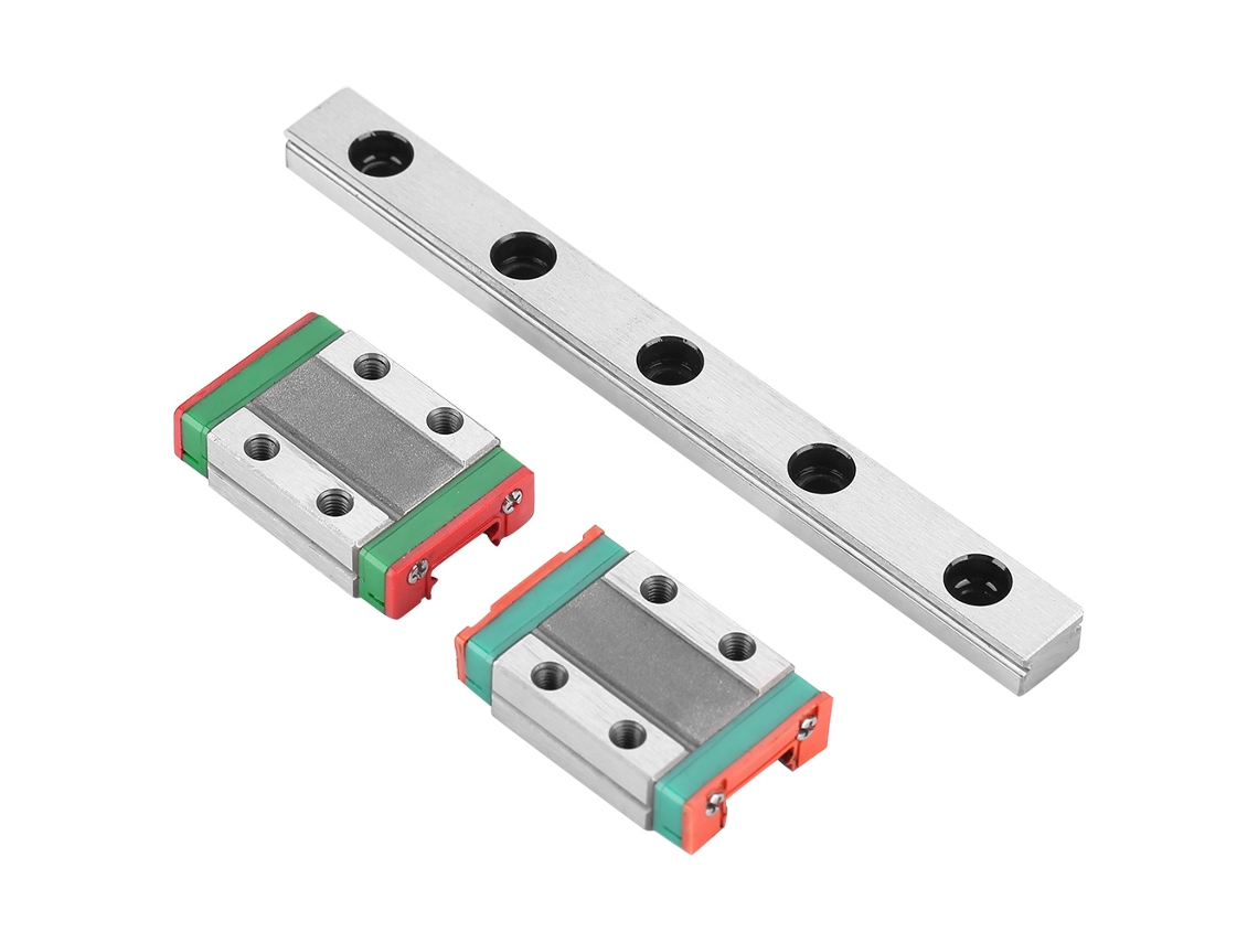 Carril Linear Mgn9b 100mm Com 2 Blocos Deslizantes Largura 9mm