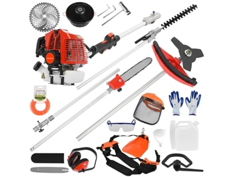 Aparador De Relva A Gasolina Flasidu 2 Tempos 8000 R/min 9500 R/min 180×35×35cm Vários Acessórios Lâmina Afiada Haste Longa