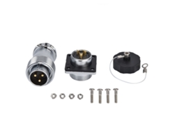 Laxiscreed Conector De Aviação 3 Pinos À Prova De Água Em Liga De Zinco