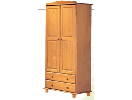 Armário DOGAR IMPORT Altea Mel 2 Portas (Castanho - Pinho - 197x90x52 cm)