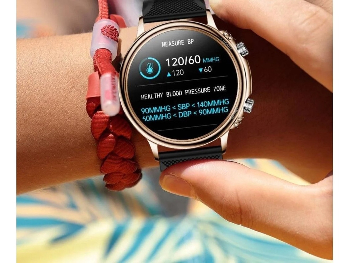 Smartwatch Bestvite Cf81 Ouro Rosa
