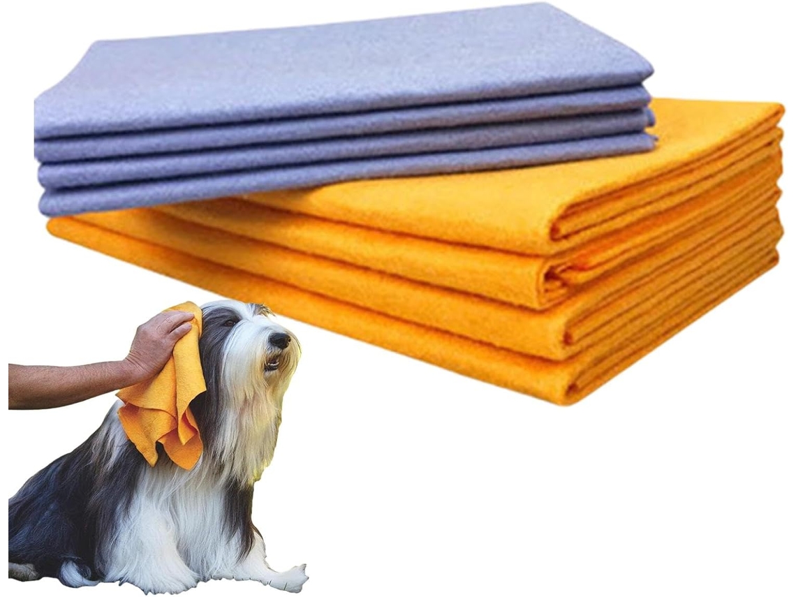 Toalha Camurça: Superabsorvente, Multiuso, Lavável à Máquina.