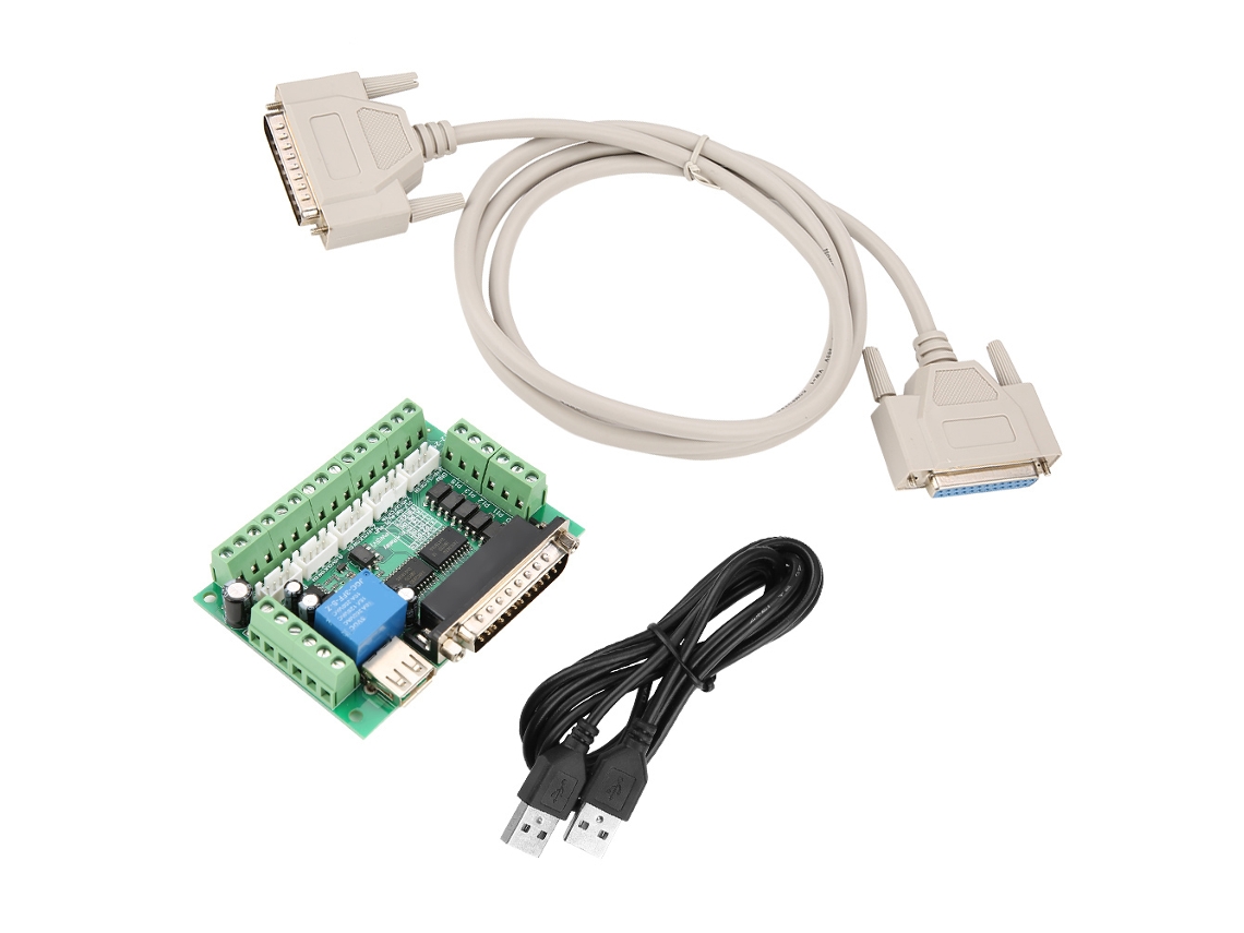 Placa de Desembarque Interface USB 5 Eixos Mach3 para Motor de Passo CNC com S/MARCA