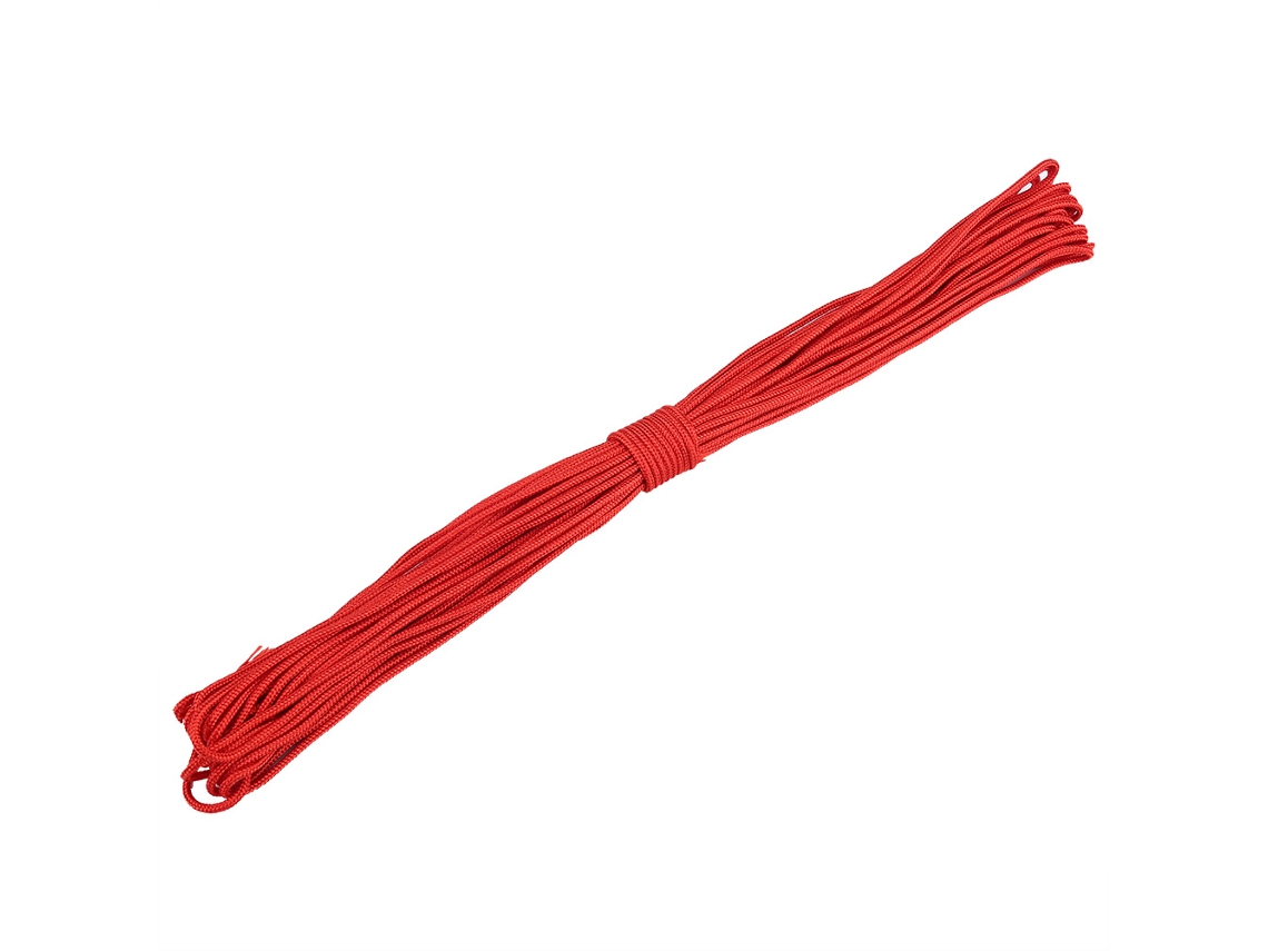 Corda de Paracord Multifuncional, 15 M, 2 Mm, com Núcleo de 1 Fio, Nylon Alta Tenacidade AQUAFORGE