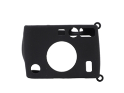 Funda De Silicona Para Cámara Instantánea Evo Ajuste Preciso Aperturas Suave Protectora Color Negro
