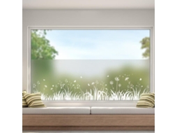 Película Para Janelas Que Bloqueia A Visão, Película Fosca Para Janelas, Removível, Floral, Película Eletrostática Para Cozinha, 44, 5 X 200 Cm