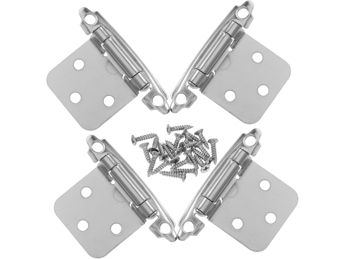 Conjunto De 4 Dobradiças Fechamento Automático Com Mola,