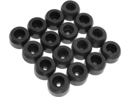 Almofadas De Borracha Antiderrapantes Para Amplificadores E Alto Falantes, 16 Unidades, 29x25x16mm, Redução De Vibração