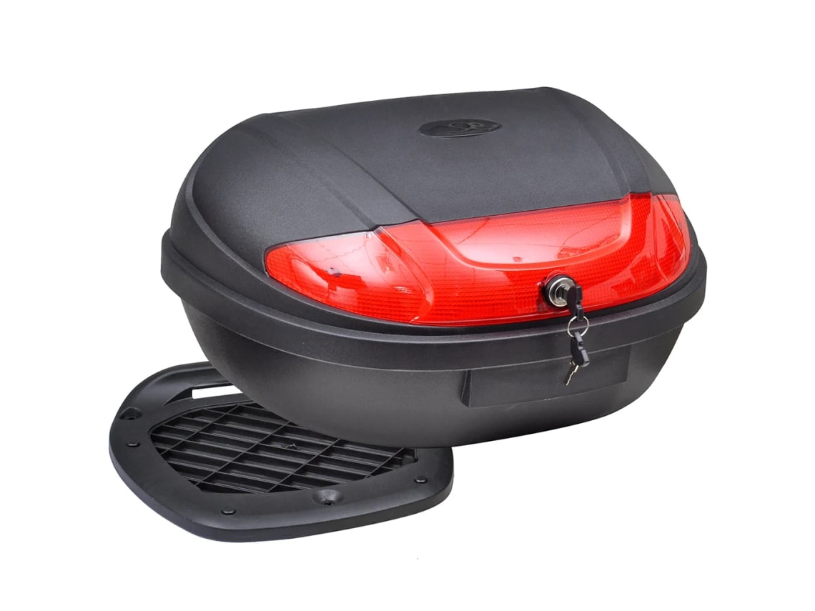 Caixa Para Motocicleta, Para 2 Capacetes, 72 L