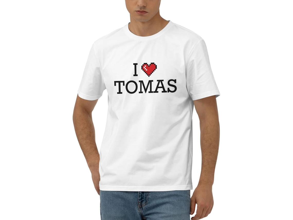 Camisetas Engraçadas Masculinas Com A Frase Eu Amo Tomas