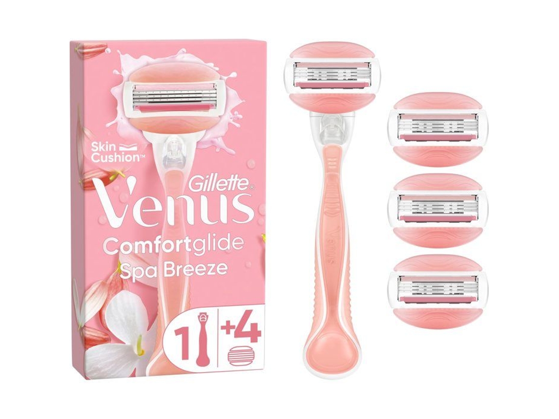 Venus Comfortglide Spa Breeze Cabeçotes 4 Unidades. Gillette
