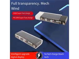 Carregador Portátil Usb Diy 100w Cinza Olysi Shop (18650/21700)