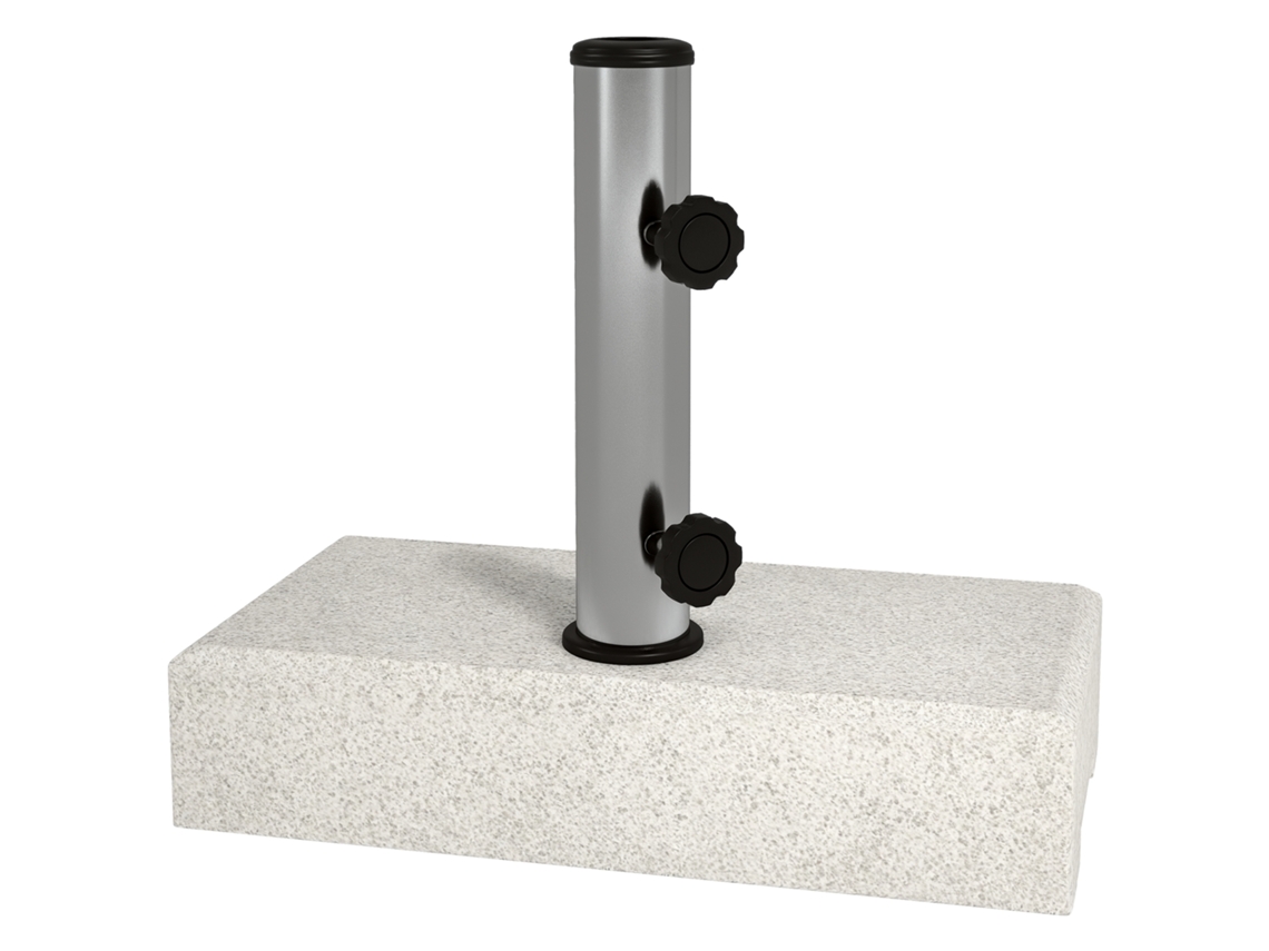 Base Guarda-sol Granito 25kg Ø32/38/48mm Jardim
