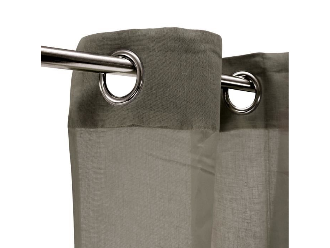 Voile 100% Algodão Taupe Escuro 105x250 Cm THE DECO FACTORY
