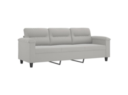 3-seater Sofa, 3-seater Sofas Vidaxl Cinzeto Microfibra (n/a)