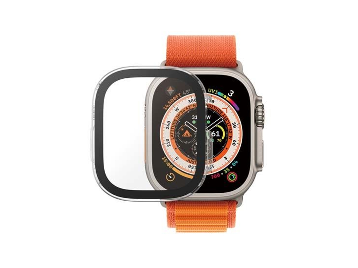 Película De Ecrã Para Apple Watch Ultra 49mm Oleofóbico De Corpo Inteiro Transparente