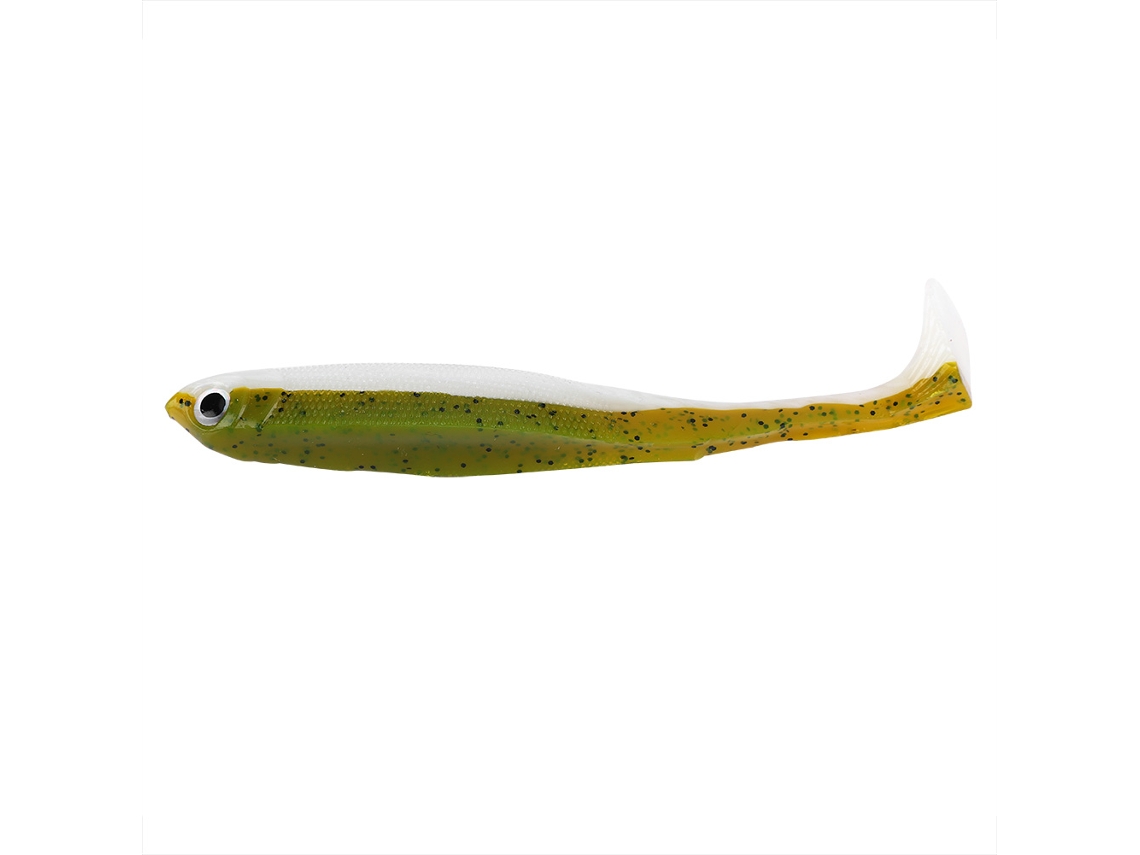 Soft Bait (simulated Bionic Cut Back T-tail) Weihe Lure Handmade Soft Bait Sold Individually Yellow