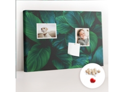 Lousa De Cortiça Folhas Da Natureza Para A Sala De Estar Espelharte (60x40 Cm)