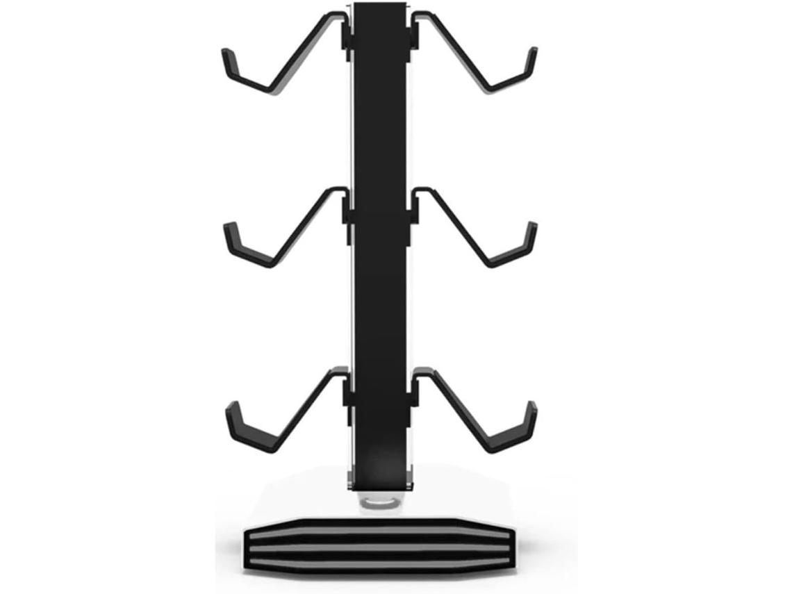 Lurelia Organizador Para Headset Gamer, Base Usb Com Luz, Rgb, Metal, Mesa Sem Desordem Elegante
