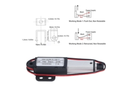 Laxiscreed Atuação Linear Eléctrica Micro De 20mm Com Velocidade De 4mm/s Para Automação