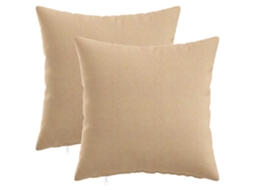 Vidaxl Almofada Com Travesseiro Heerlen 2 Unid. Creme Tecido