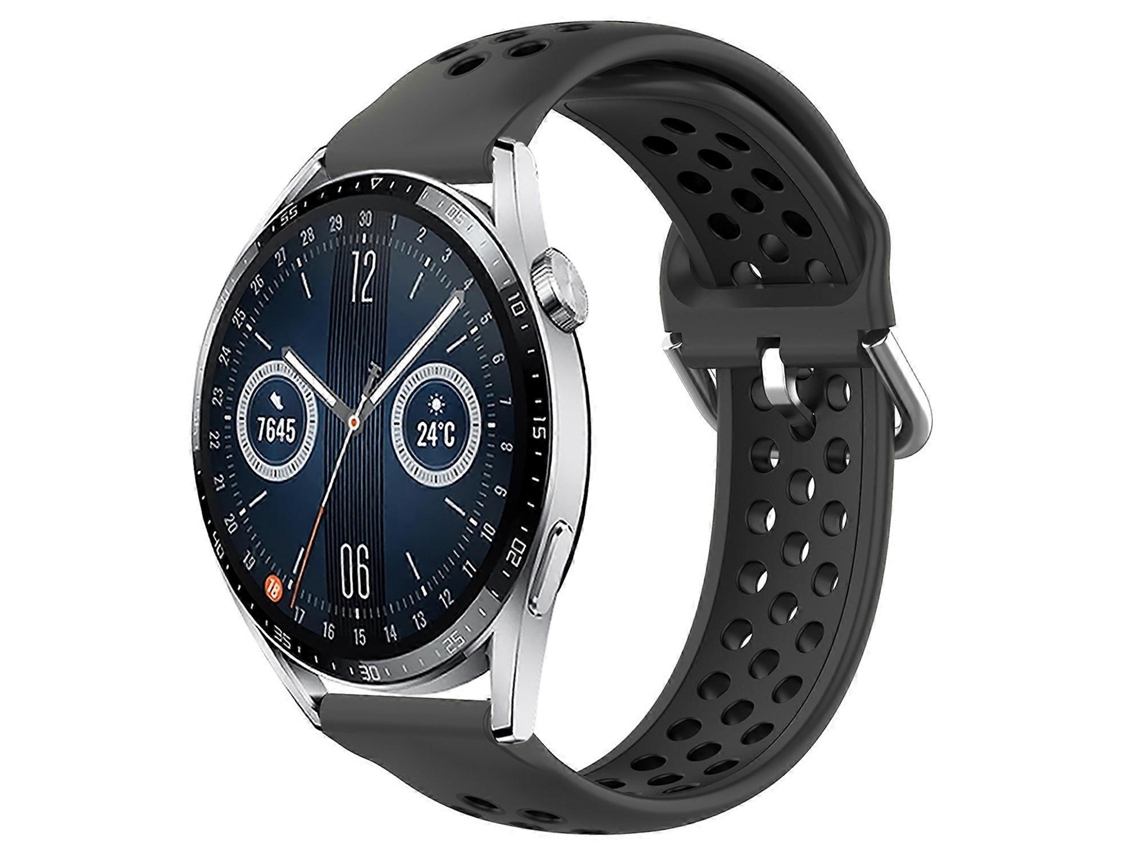 Pulseira De Silicone Esportiva Perfurada E Respirável Para Huawei Watch Gt3 42mm 20mm