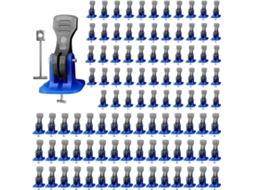 100 Peças De Cunha De Nivelamento De Ladrilhos, Kit De Sistema De Nivelamento De Ladrilhos, Para Instalação De Pisos E Azulejos De Parede Slowmoose
